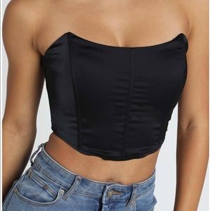 Black corset brand new Showpo Sexy